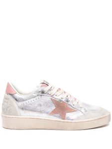 Golden Goose baskets Ballstar en cuir - Argent