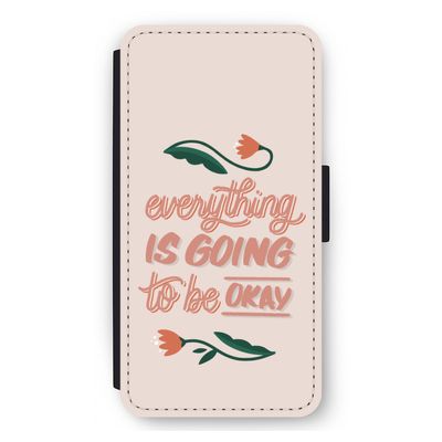 Optimistic flower girl: iPhone 11 Pro Max Flip Hoesje