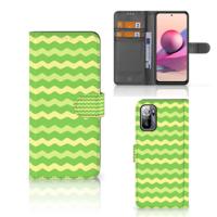 Xiaomi Redmi Note 10/10T 5G | Poco M3 Pro | Telefoon Hoesje | Waves Green
