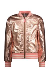 B.Nosy zomer vest meisjes - roze koraal blush - bomber, metallic - Chloe