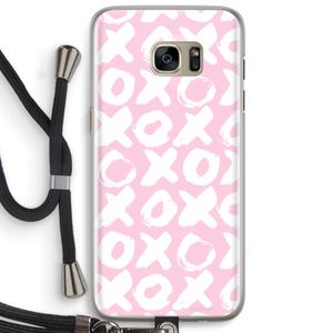 XOXO: Samsung Galaxy S7 Edge Transparant Hoesje met koord