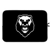 Angry Bear (black): Laptop sleeve 13 inch