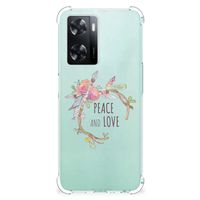 OPPO A57 | A57s | A77 4G Stevig Bumper Hoesje Boho Text