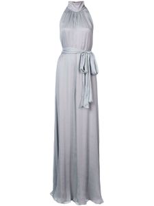 VOZ robe longue à col cheminée - Gris