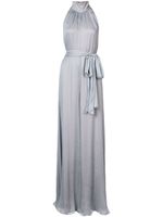 VOZ robe longue à col cheminée - Gris