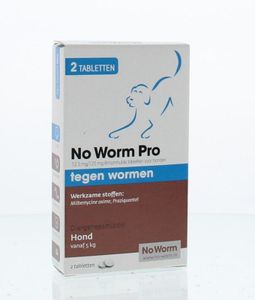 Exil No worm pro hond M (2 st)