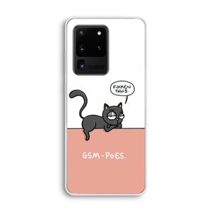 GSM poes: Samsung Galaxy S20 Ultra Transparant Hoesje