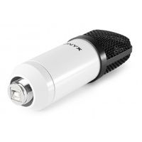 Vonyx CMS300W USB Studio microfoon met verstelbare arm - Wit - thumbnail