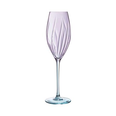 Champagneglas Cristal d'Arques Paris Swirly Spring Roze Glas 210 ml (4 Stuks)