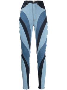 Philipp Plein jean skinny à taille haute - Bleu