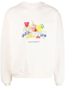 Drôle De Monsieur sweat Vase à Fruits en coton - Tons neutres