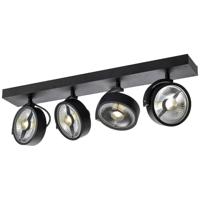 SLV 1002023 KALU Plafondlamp GU10 75 W Zwart - thumbnail