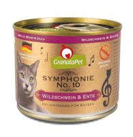GRANATAPET Symphonie No.10 Wild boar and duck- nat kattenvoer - 200g