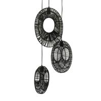 By-Boo Hanglamp Ovo 3-lamps Cluster Rond - Zwart - thumbnail