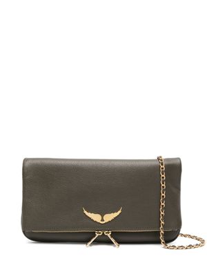 Zadig&Voltaire sac à bandoulière Rock en cuir - Vert