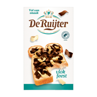 De Ruijter vlokfeest melk en puur (8x 200g)