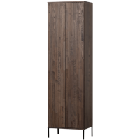 Woood New Gravure hoge kast Espresso