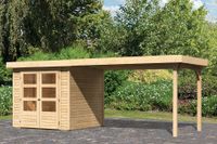 Woodfeeling | Tuinhuis Askola 2 met Overkapping 2,8 | Onbehandeld - thumbnail