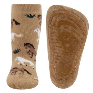 Antislip kindersokken met paarden print