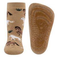 Antislip kindersokken met paarden print