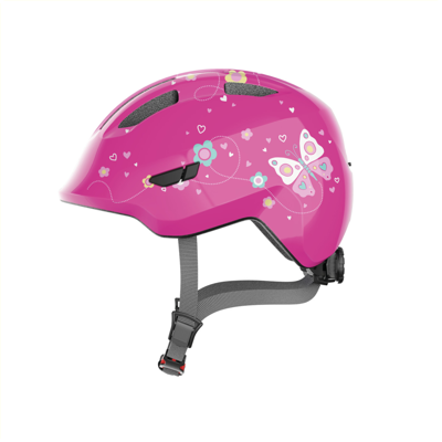Abus helm smiley 3.0 pink butterfly m 50-55cm