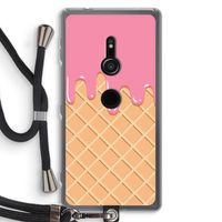 Ice cream: Sony Xperia XZ2 Transparant Hoesje met koord
