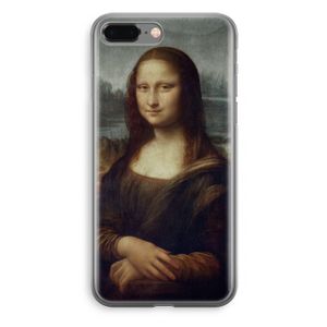 Mona Lisa: iPhone 8 Plus Transparant Hoesje