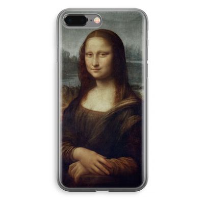 Mona Lisa: iPhone 8 Plus Transparant Hoesje