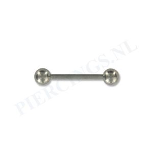 Barbell titanium 16 mm + 5 mm bal