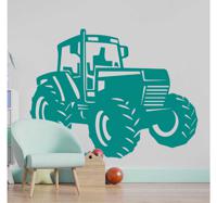 Zetro tractor illustratie kunst aan de muur
