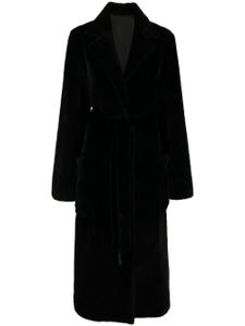 Rosetta Getty reversible shearling coat - Noir