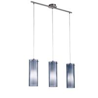 Eglo HanglampPinto Nero 3-lichts nikkel smoke glas - 90305
