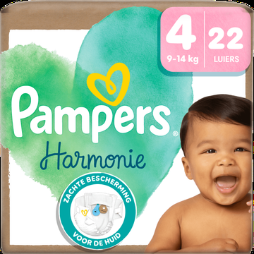 Pampers Harmonie Luiers Maat 4, 22 Luiers bij Jumbo