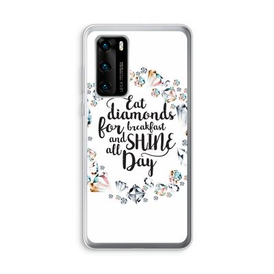 Diamonds: Huawei P40 Transparant Hoesje