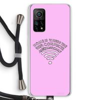 Home Is Where The Wifi Is: Xiaomi Mi 10T 5G Transparant Hoesje met koord