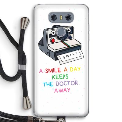 Smile: LG G6 Transparant Hoesje met koord