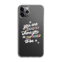 Right Place: iPhone 11 Pro Max Transparant Hoesje