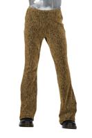 Party glitter broek goud flared kind