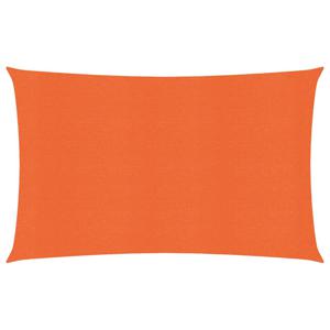 Zonnezeil 160 g/m 3,5x5 m HDPE oranje