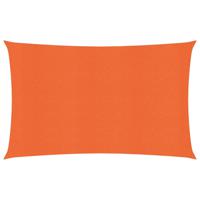 Zonnezeil 160 g/m 3,5x5 m HDPE oranje