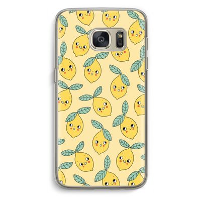 Citroenen: Samsung Galaxy S7 Transparant Hoesje
