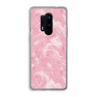 Abstract Painting Pink: OnePlus 8 Pro Transparant Hoesje