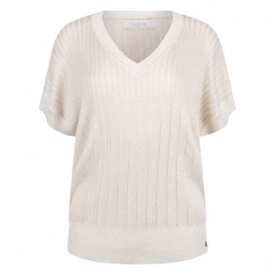 Nukus - Beige | Dames | Trui | Beige | XXL | regular | Kamst mode