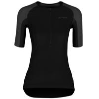 Orca Athlex tri top korte mouw zwart/grijs dames XL