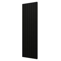 Plieger Designradiator Cavallino Retto Dubbel 1716 Watt Middenaansluiting 200x60,2 cm Zwart