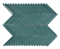 Mozaïektegel CR PLUS HG Glass WAMoz.285X305 Green 8mm Glans
