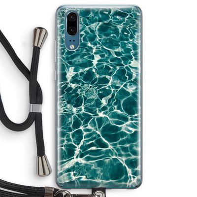 Weerkaatsing water: Huawei P20 Transparant Hoesje met koord