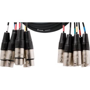 Cordial CML8-0FM3C Intro multikabel 8x XLR male - 8x XLR female 3m