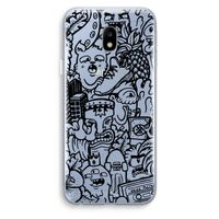 Vexx Black Mixtape: Samsung Galaxy J3 (2017) Transparant Hoesje