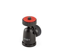 Joby BallHead 1K statiefkop Zwart, Rood Acrylonitrielbutadieenstyreen (ABS), Aluminium, Veerstaal, Staal, Thermoplastische elastomeer (TPE) 1/4" bal